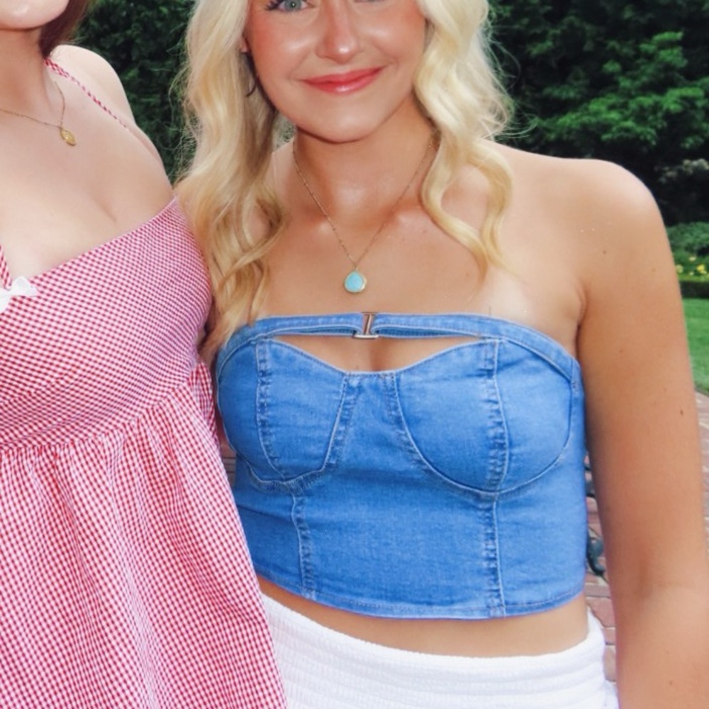 White Fox Jean Top